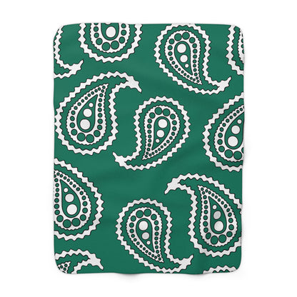 Macao Retro Paisley Blanket Throw