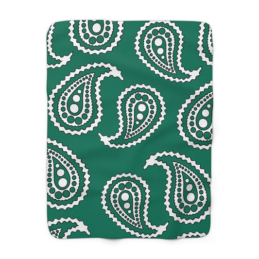 Macao Retro Paisley Blanket Throw