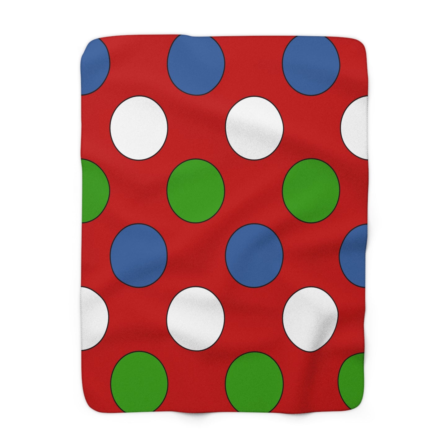 Namibia Retro Polka Dots Blanket Throw