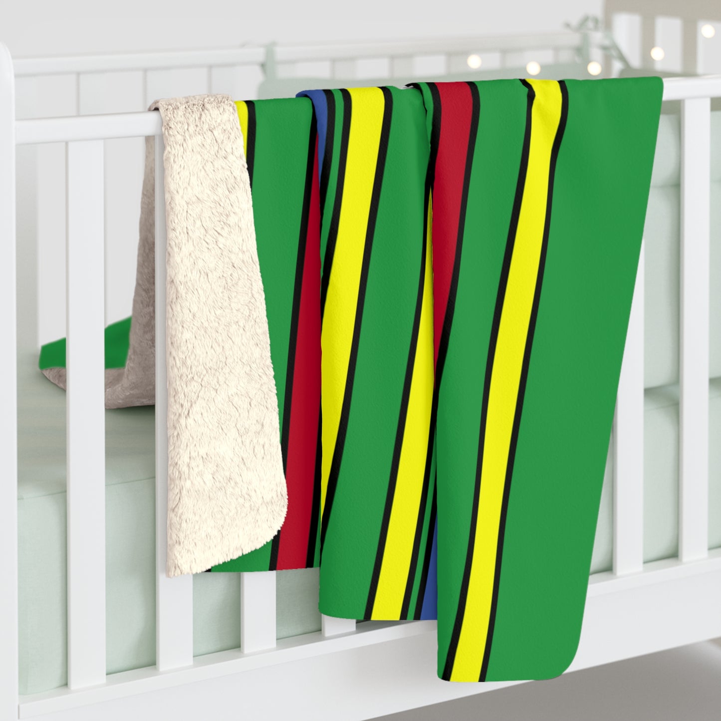 Comoros Retro Stripes Blanket Throw