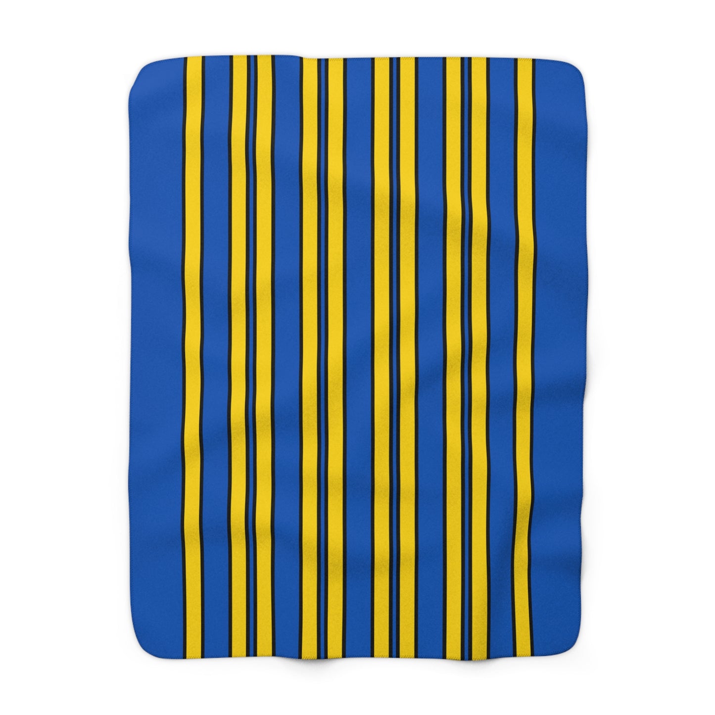 Ukraine Retro Stripes Blanket Throw