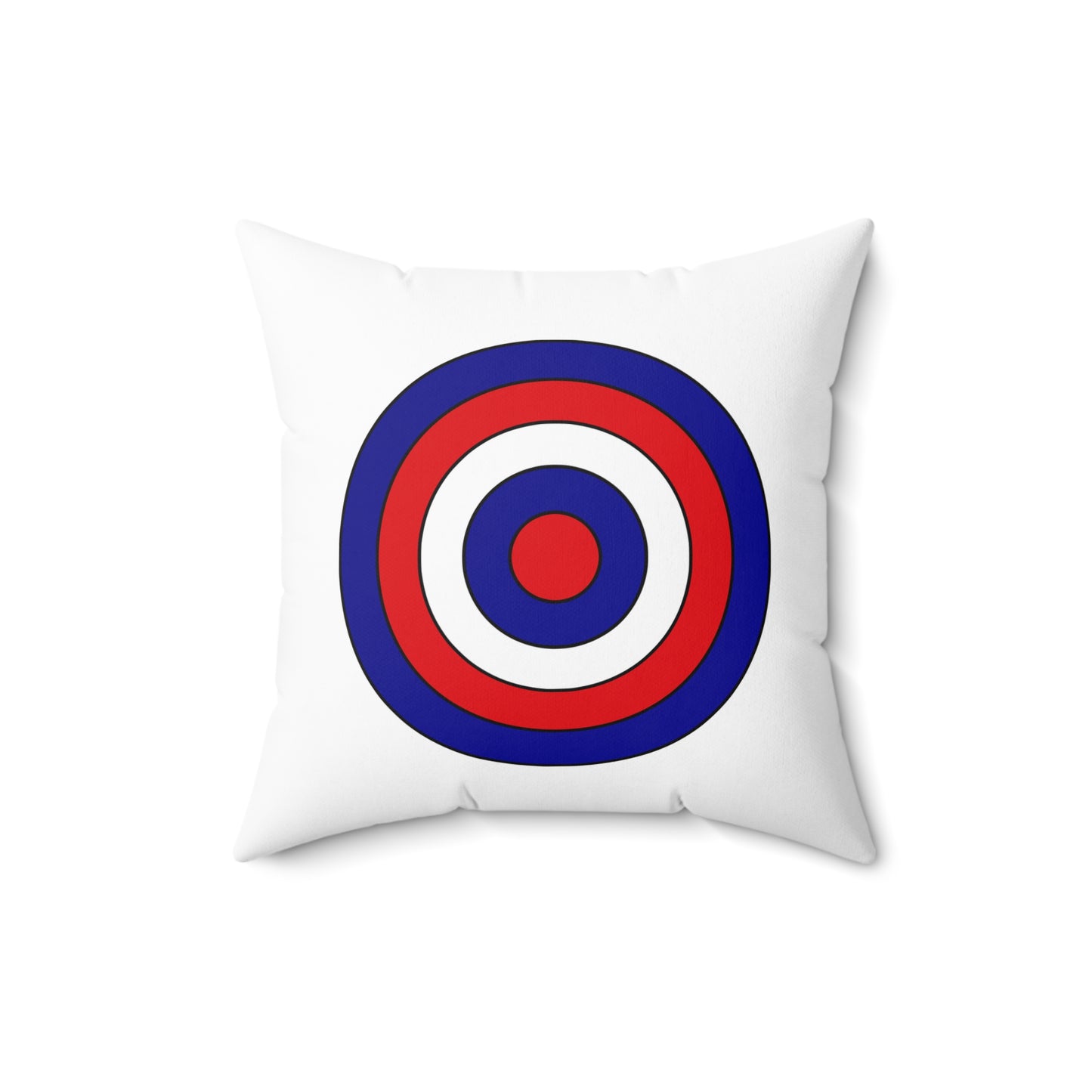 Wallis And Futuna Retro Target Cushion Pillow
