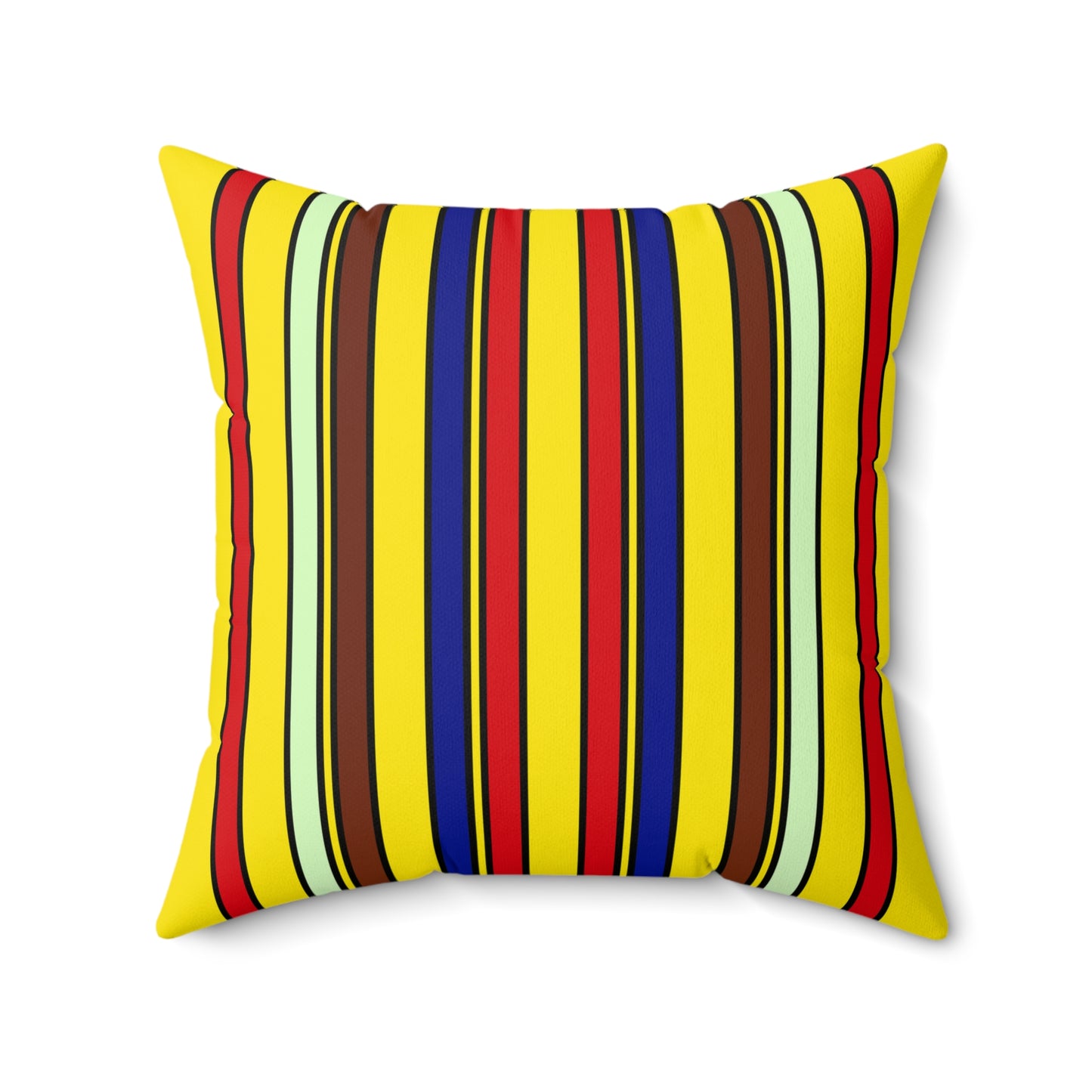 Ecuador Retro Stripes Cushion Pillow