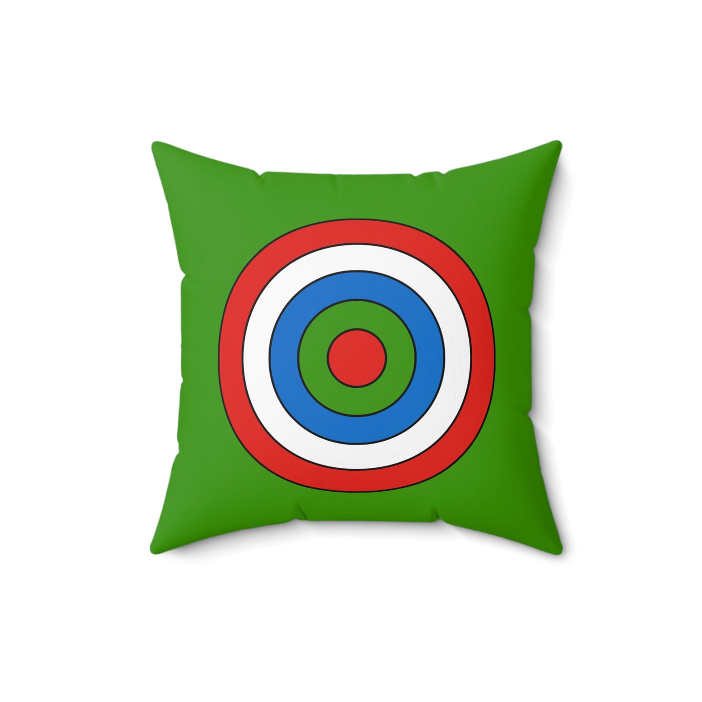 Equatorial Guinea Retro Target Cushion Pillow