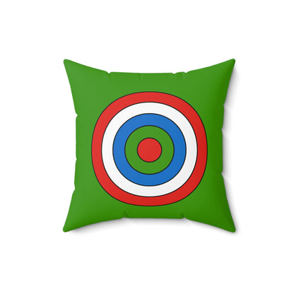 Equatorial Guinea Retro Target Cushion Pillow