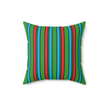 Azerbaijan Retro Stripes Cushion Pillow