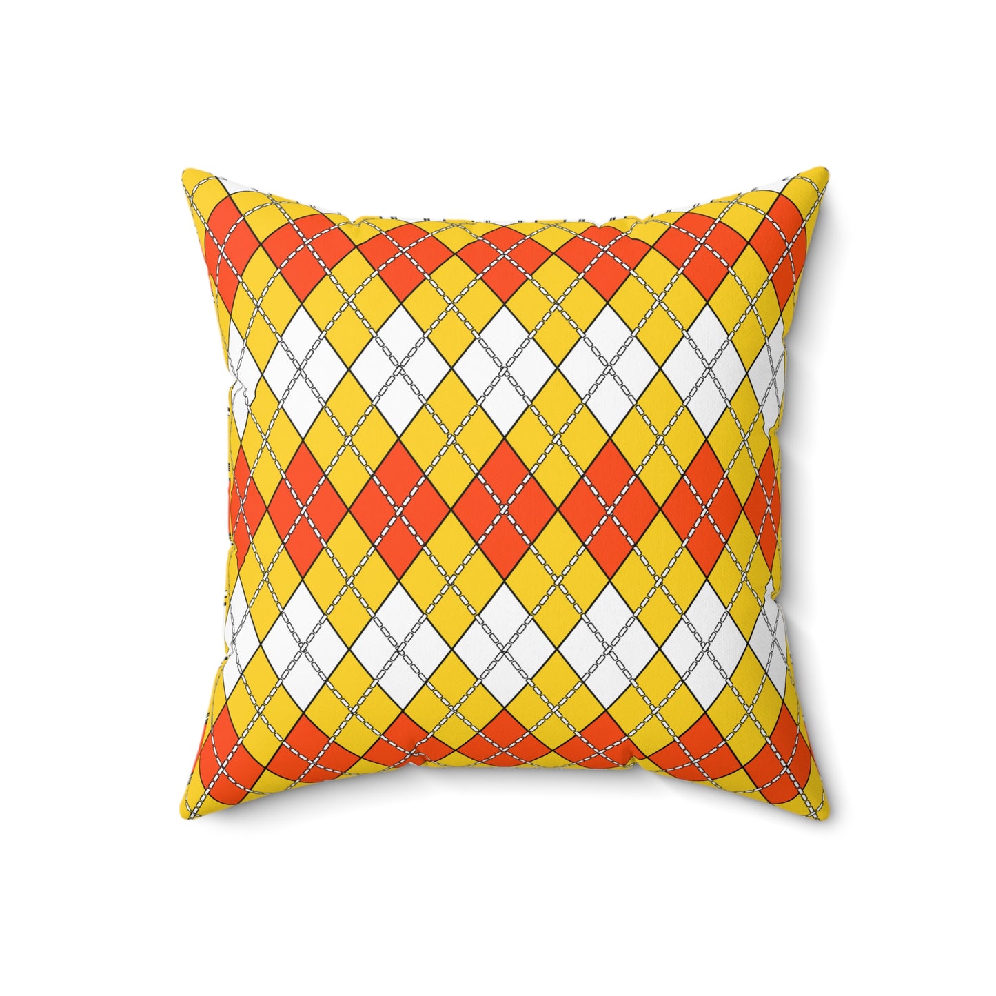 Bhutan Retro Argyle Cushion Pillow