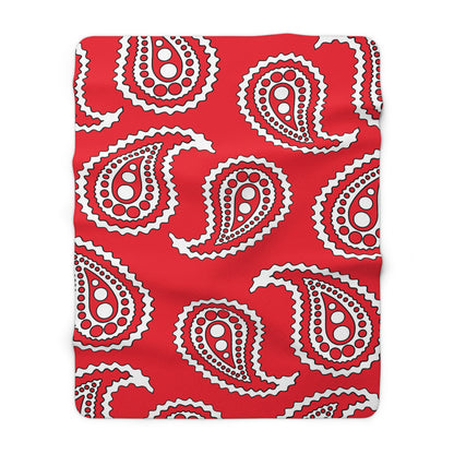Hong Kong Retro Paisley Blanket Throw