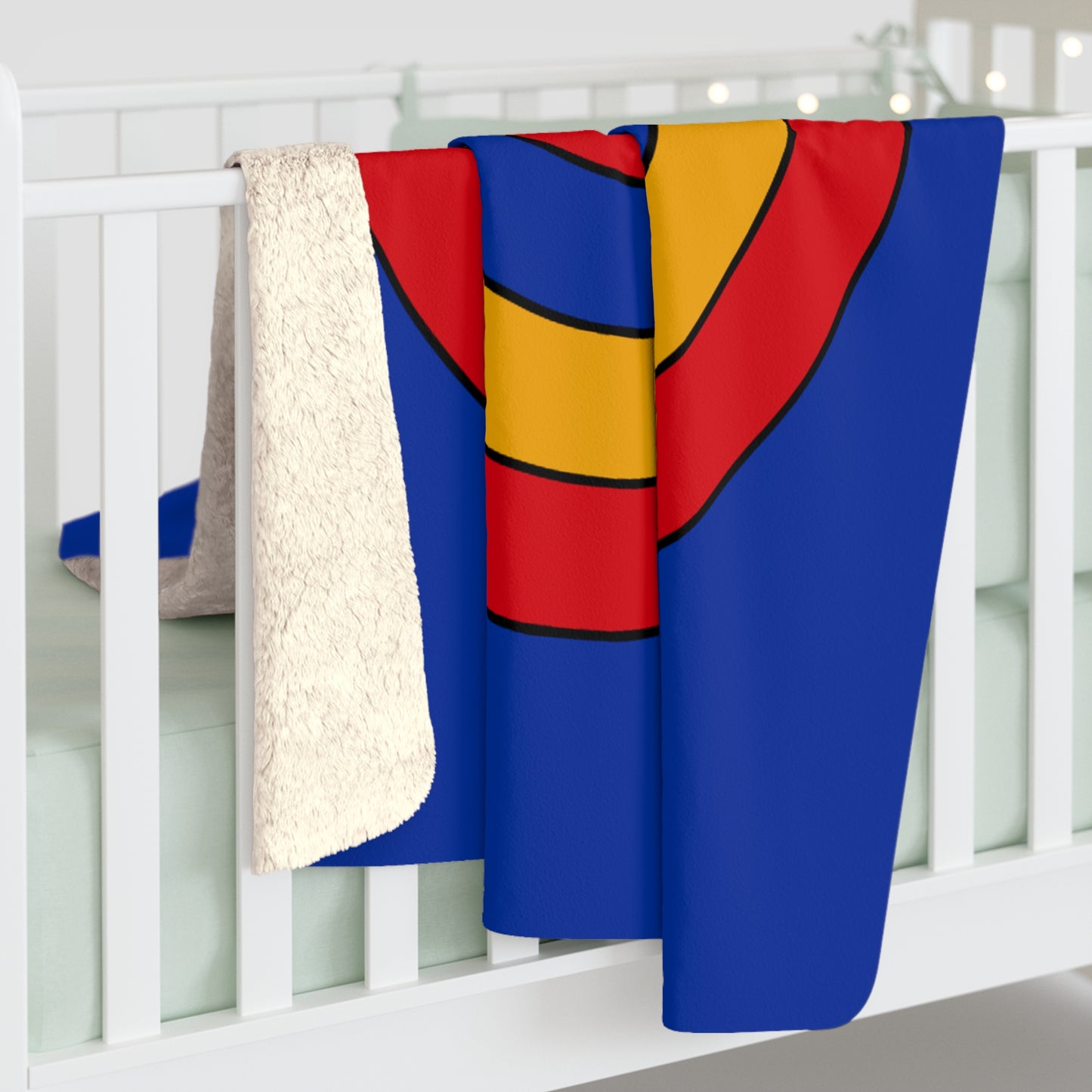 Armenia Retro Target Blanket Throw