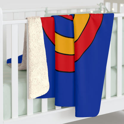 Armenia Retro Target Blanket Throw