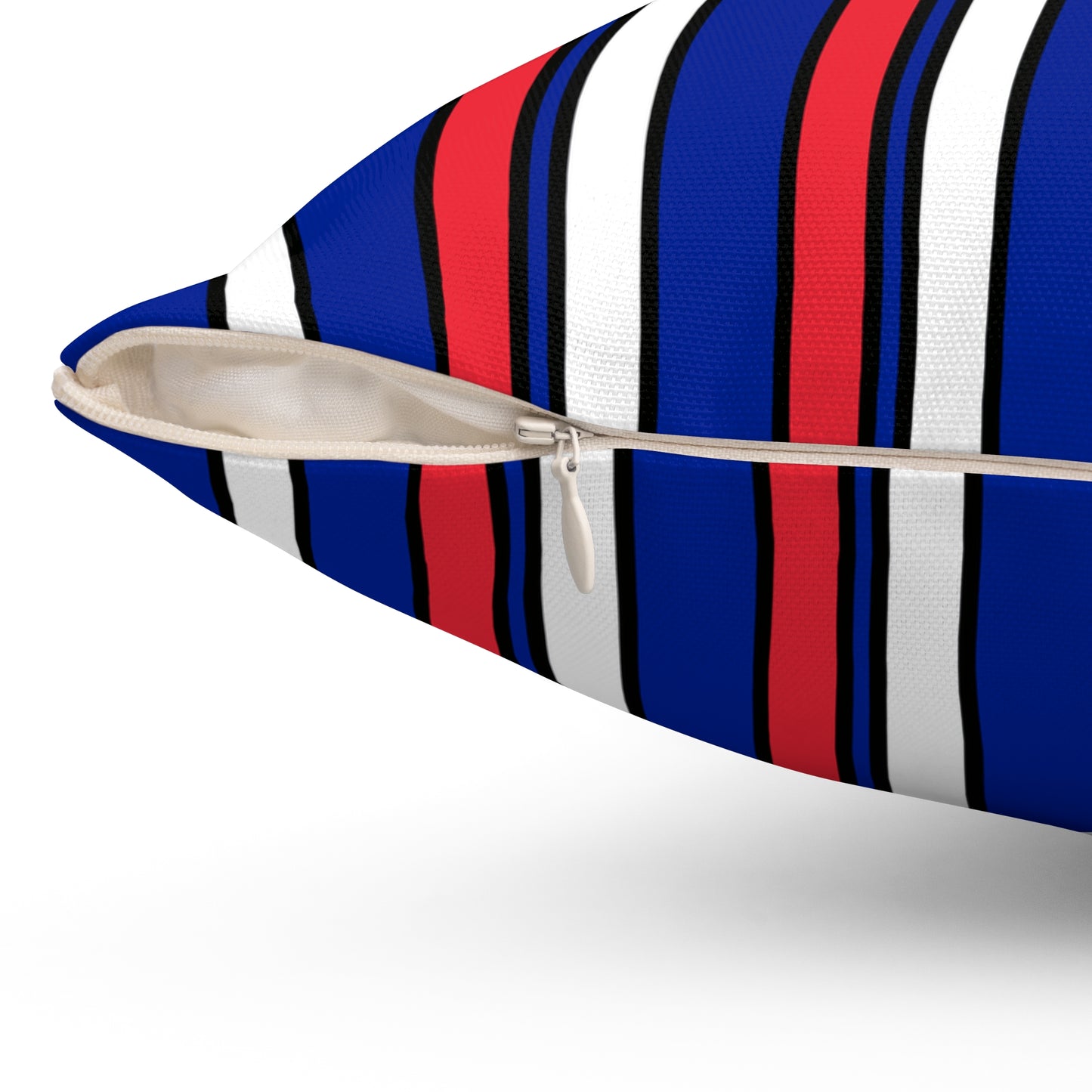 French Southern Territories Retro Stripes Cushion Pillow