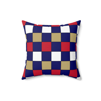 Saint Helena Retro Check Cushion Pillow