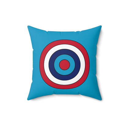 Tuvalu Retro Target Cushion Pillow