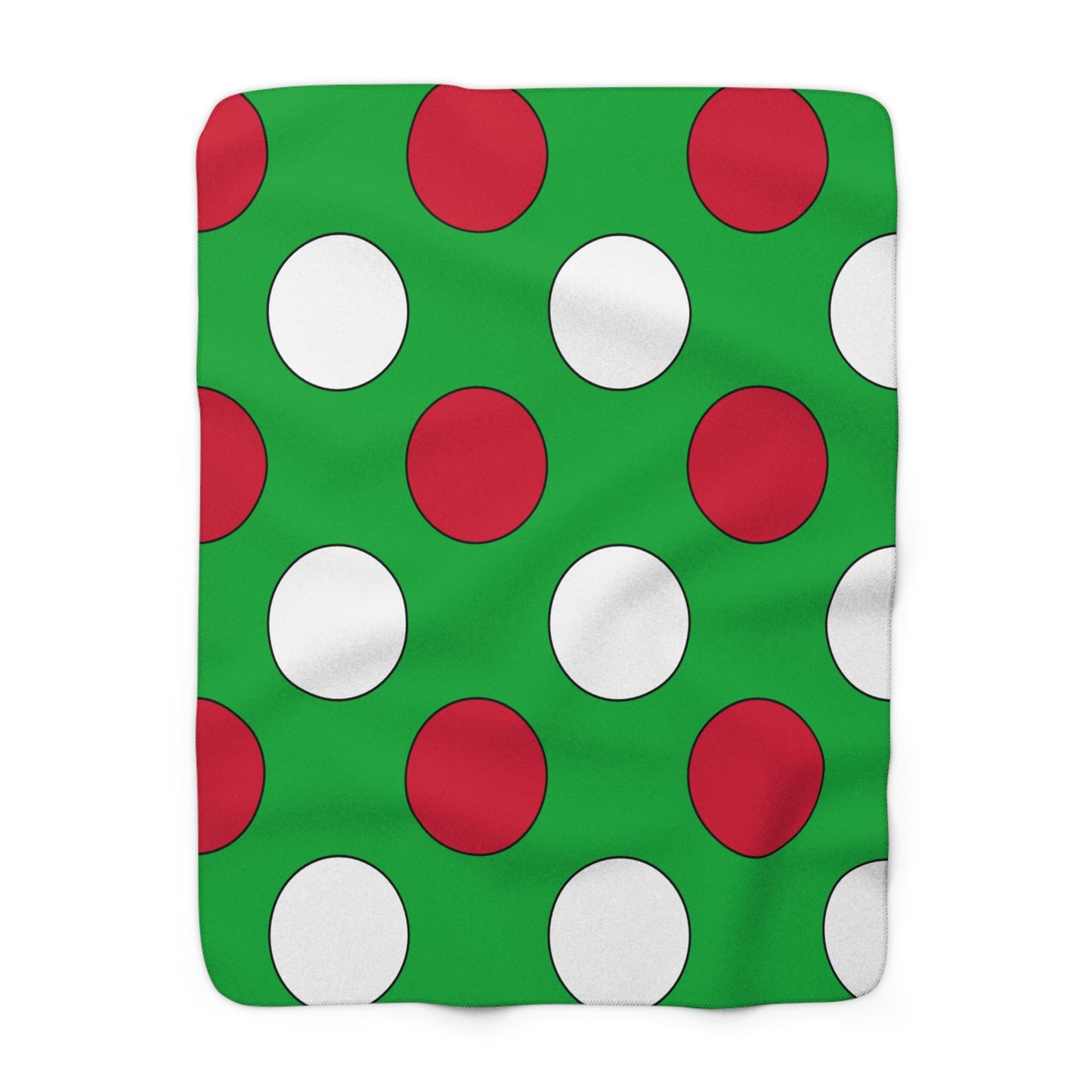 Wales Retro Polka Dots Blanket Throw