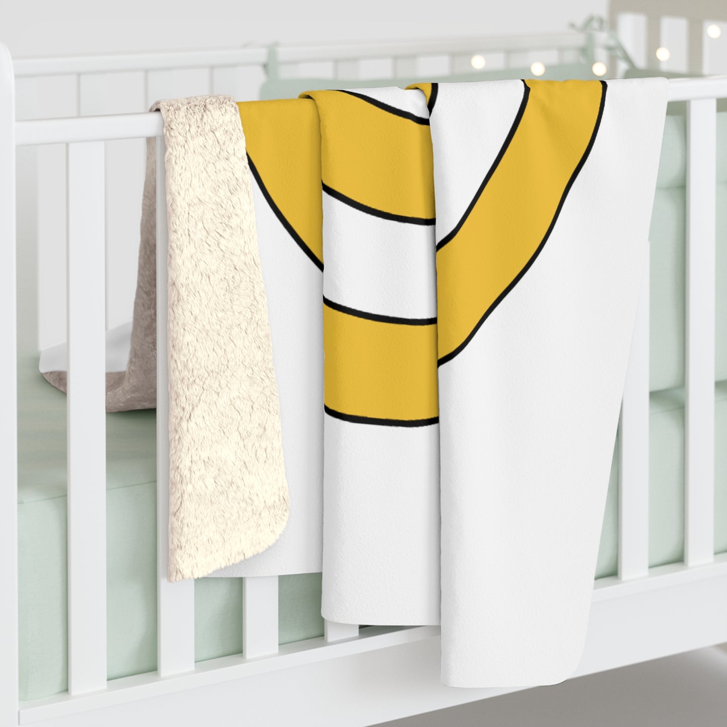United States Virgin Islands Retro Target Blanket Throw