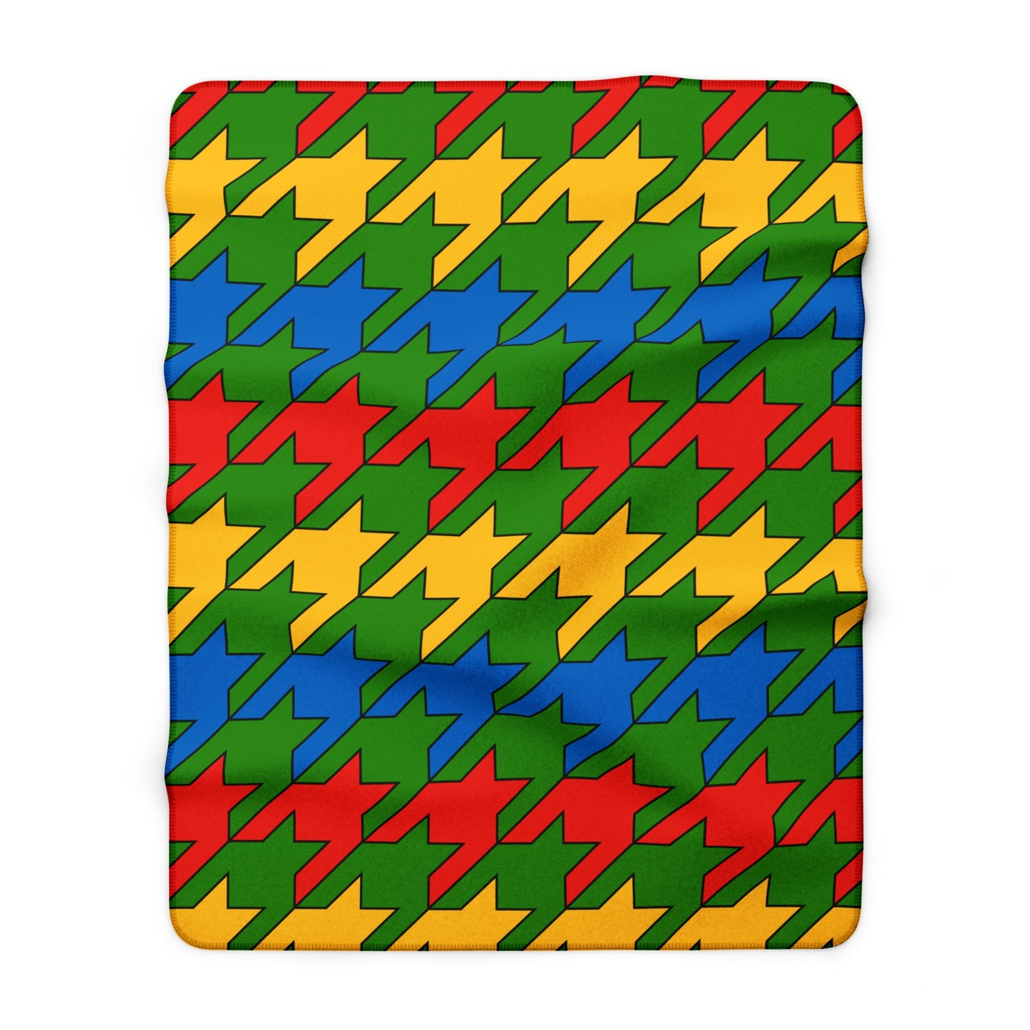 Ethiopia Retro Houndstooth Blanket Throw