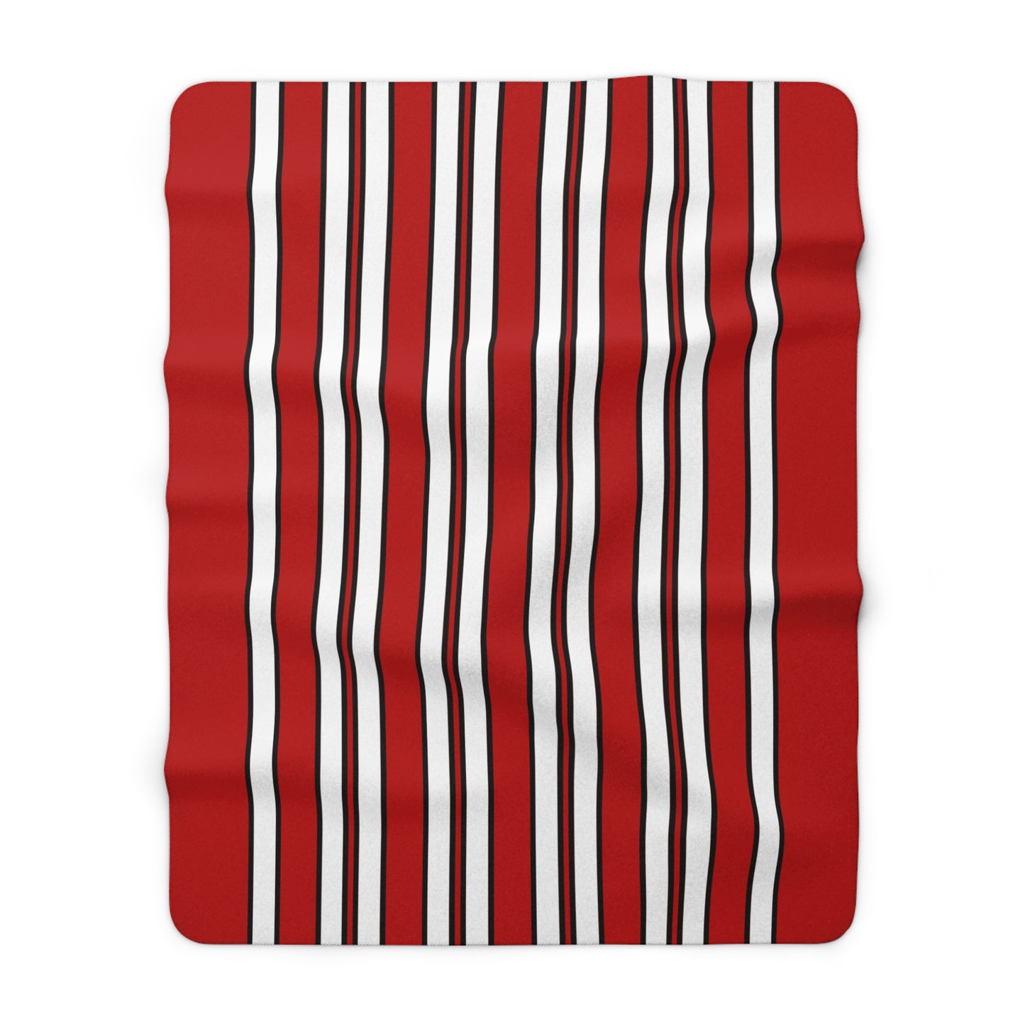 Isle Of Man Retro Stripes Blanket Throw