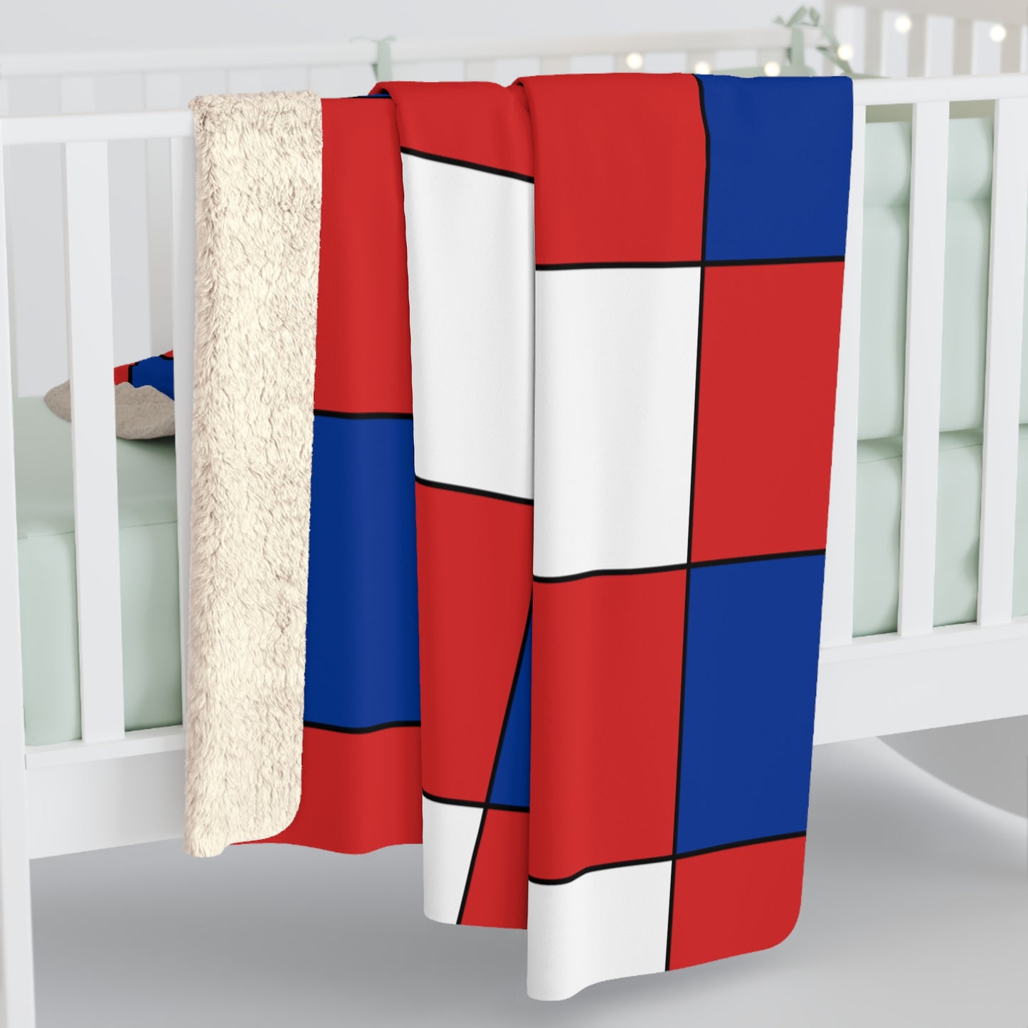 Bouvet Island Retro Check Blanket Throw
