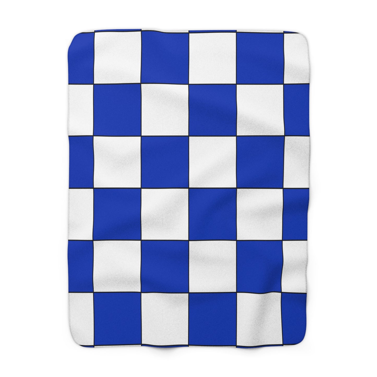Israel Retro Check Blanket Throw