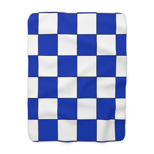 Israel Retro Check Blanket Throw