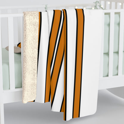 Cyprus Retro Stripes Blanket Throw