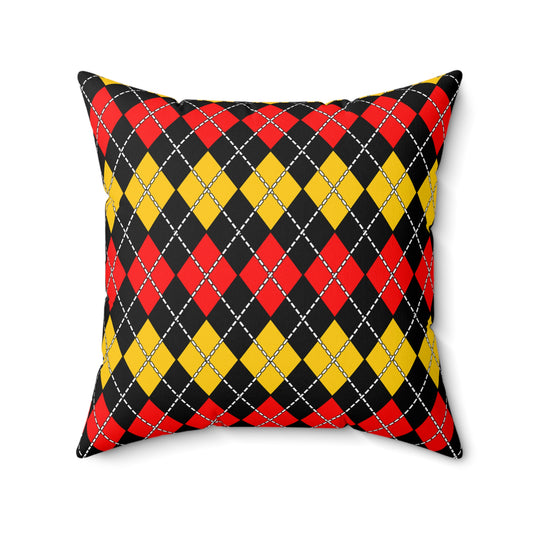 Germany Retro Argyle Cushion Pillow