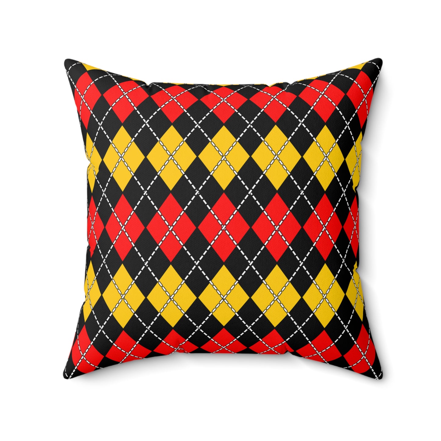 Papua New Guinea Retro Argyle Cushion Pillow