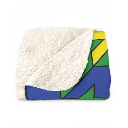 Brazil Retro Houndstooth Blanket Throw