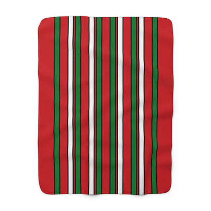 Belarus Retro Stripes Blanket Throw