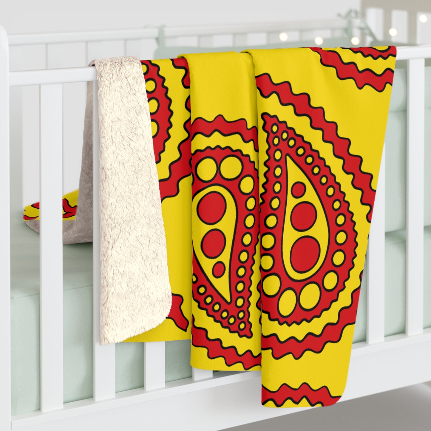 Catalonia Retro Paisley Blanket Throw