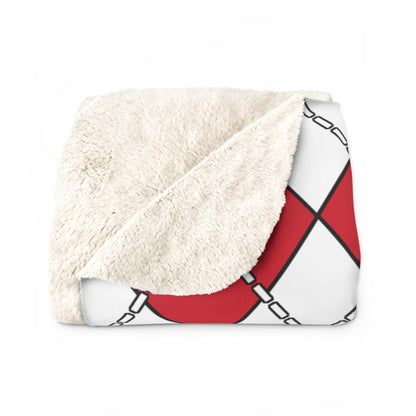 Jersey Retro Argyle Blanket Throw