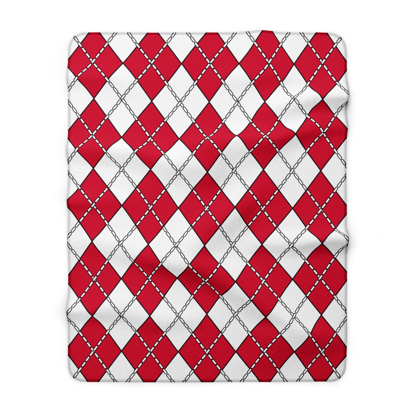 Greenland Retro Argyle Blanket Throw