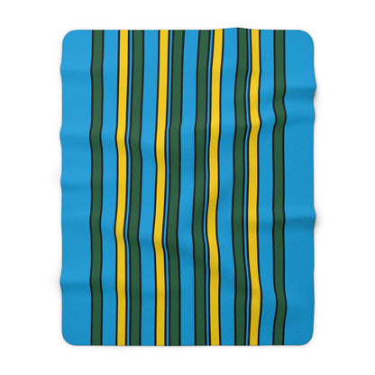 Rwanda Retro Stripes Blanket Throw