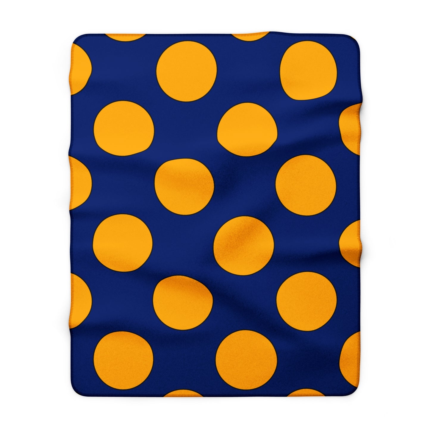 Nauru Retro Polka Dots Blanket Throw