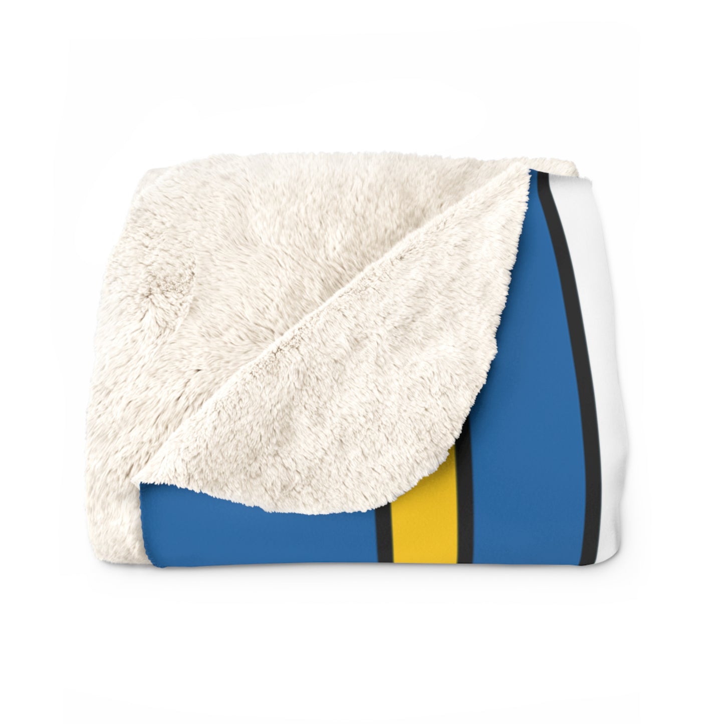 Canary Islands Retro Stripes Blanket Throw