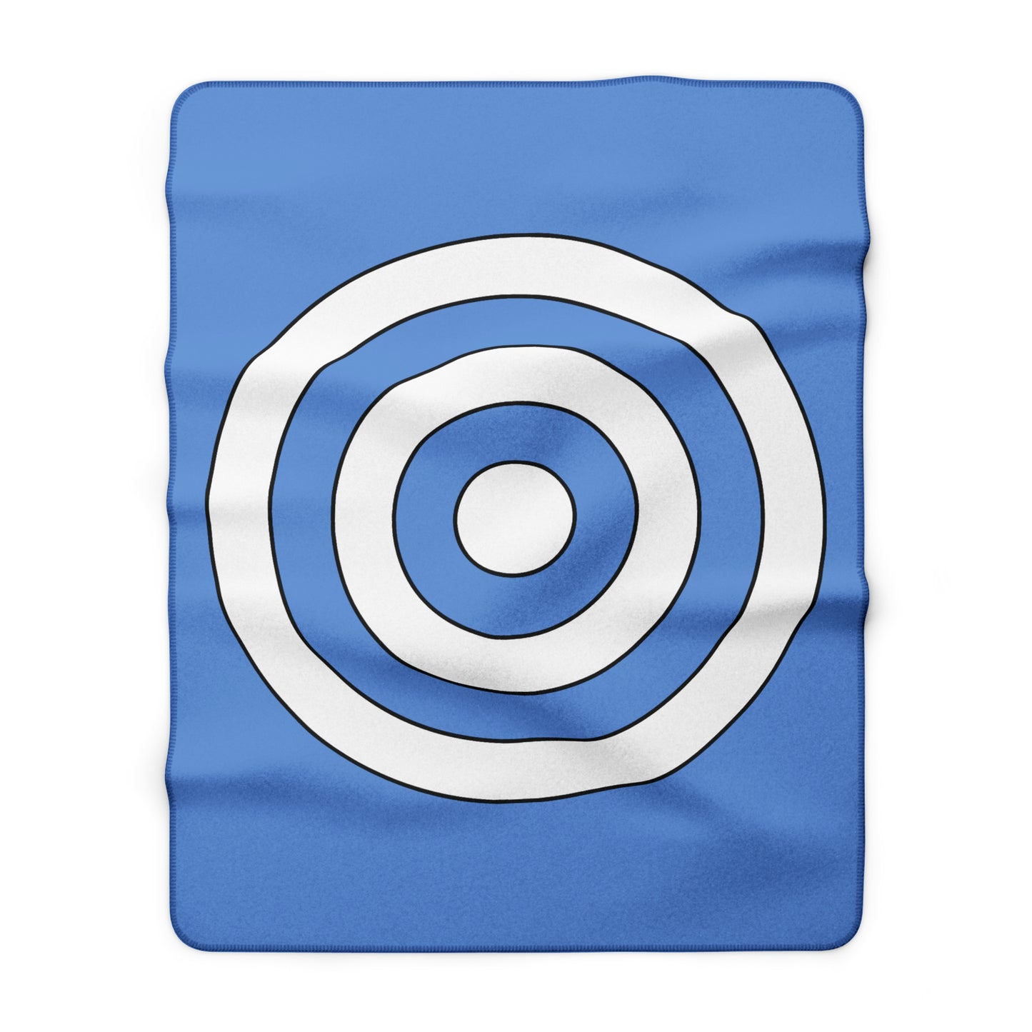 Micronesia Retro Target Blanket Throw