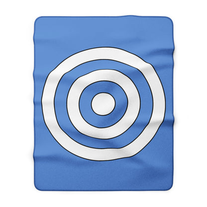 Micronesia Retro Target Blanket Throw