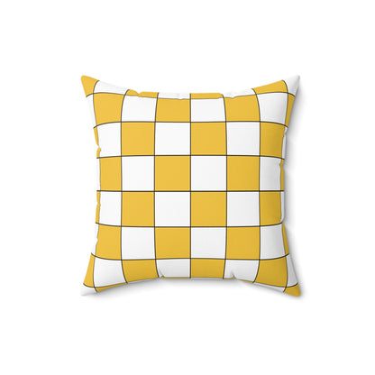 United States Virgin Islands Retro Check Cushion Pillow
