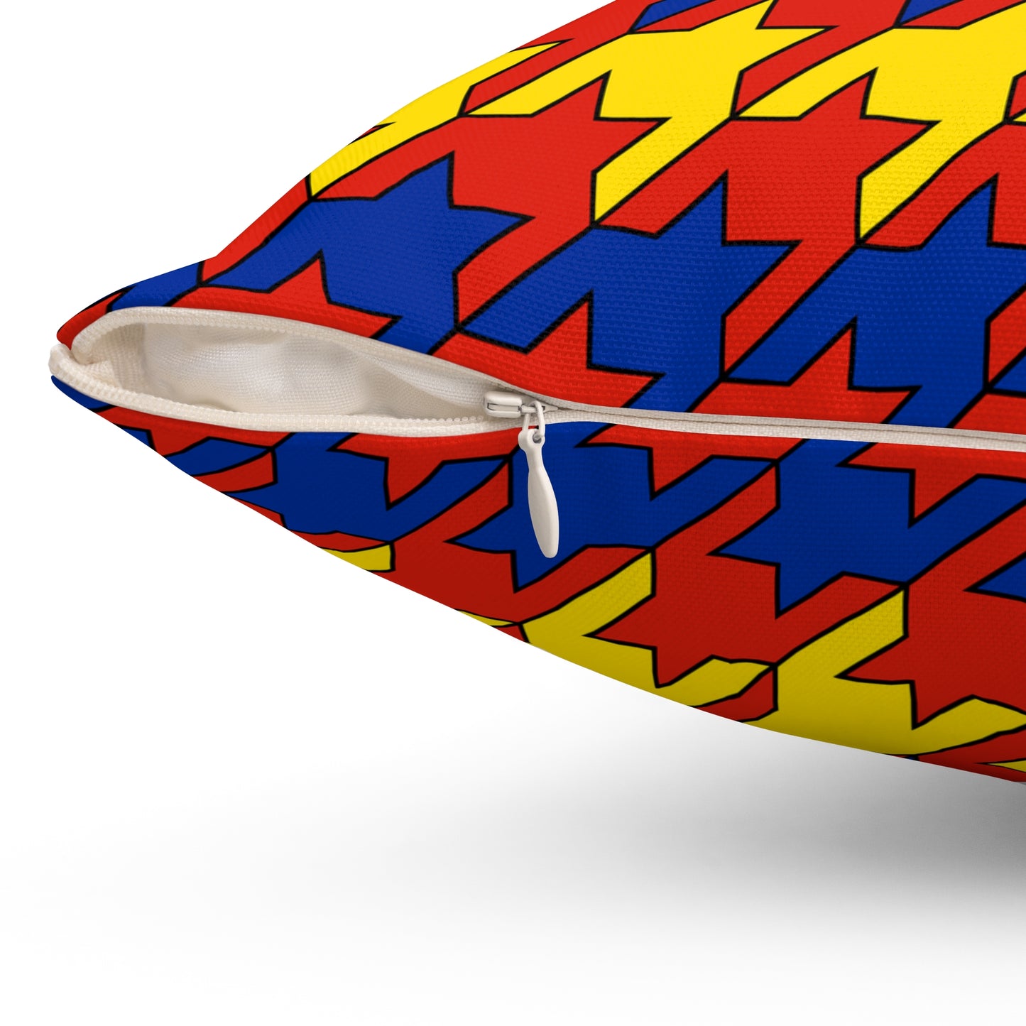 Romania Retro Houndstooth Cushion Pillow