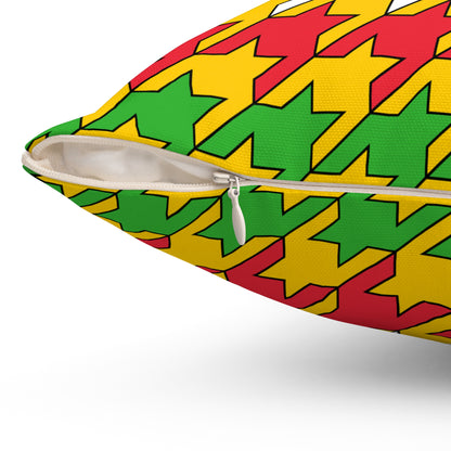 Myanmar Retro Houndstooth Cushion Pillow