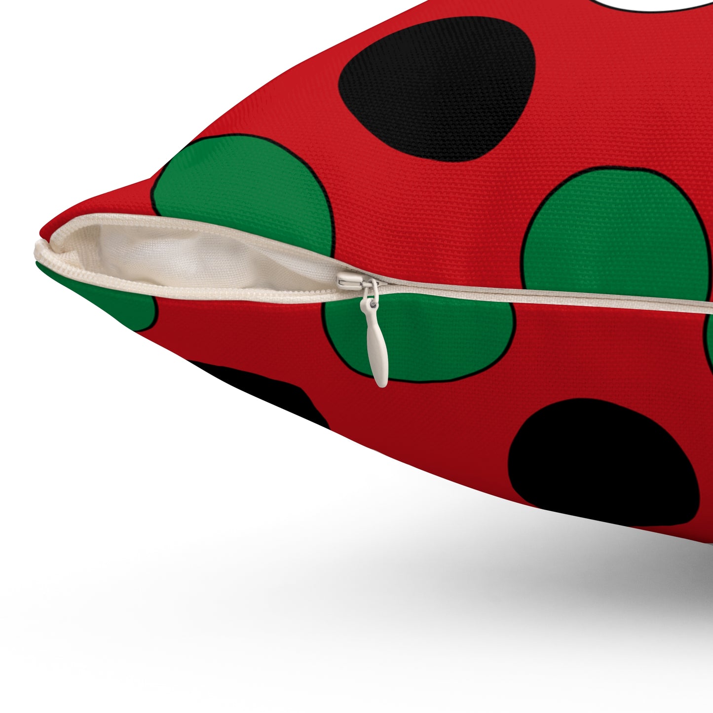 Western Sahara Retro Polka Dots Cushion Pillow