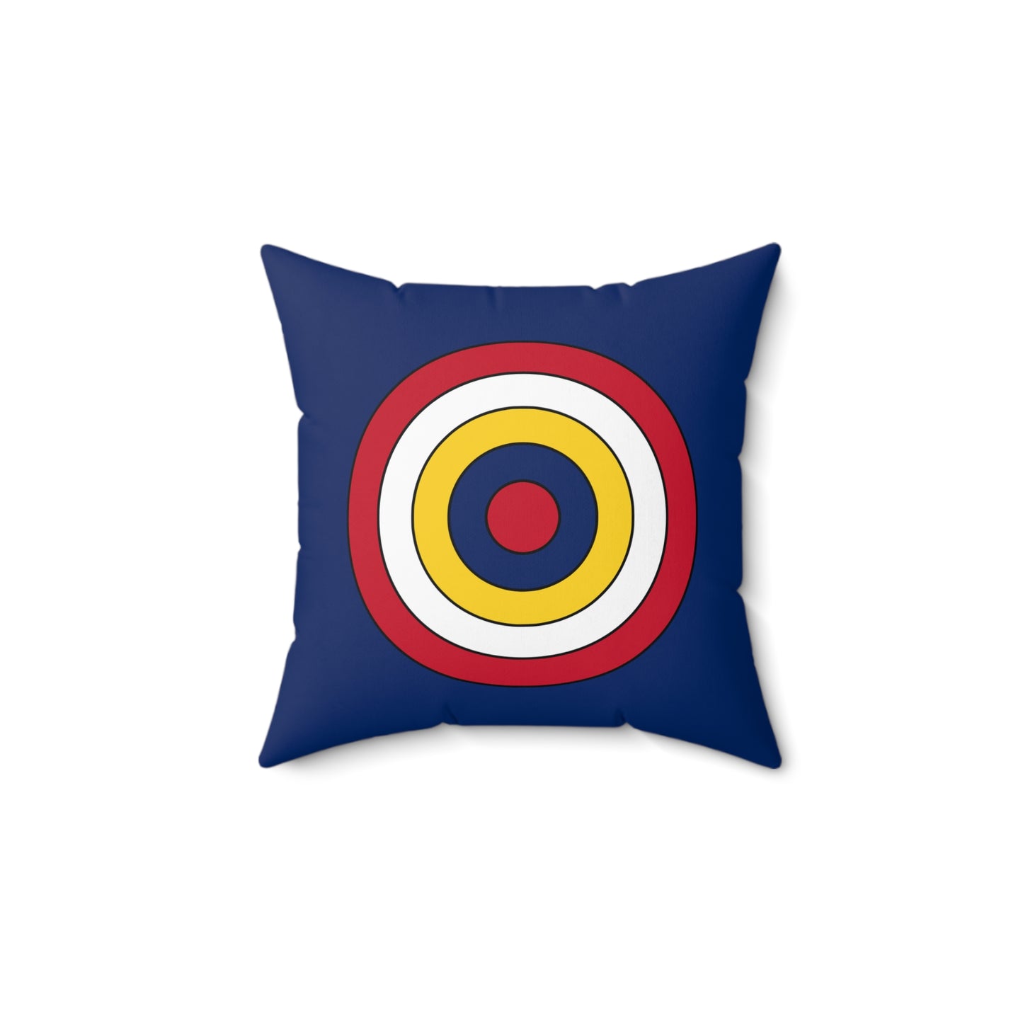 Turks And Caicos Islands Retro Target Cushion Pillow
