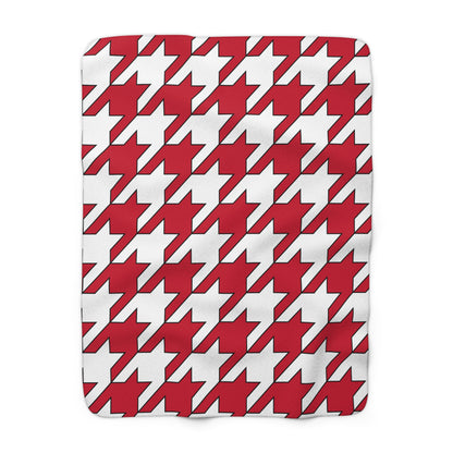Denmark Retro Houndstooth Blanket Throw