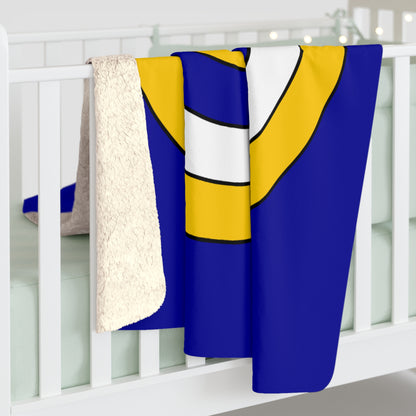 Bosnia And Herzegovina Retro Target Blanket Throw
