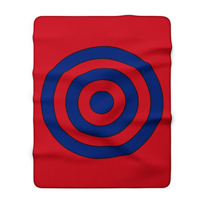 Liechtenstein Retro Target Blanket Throw