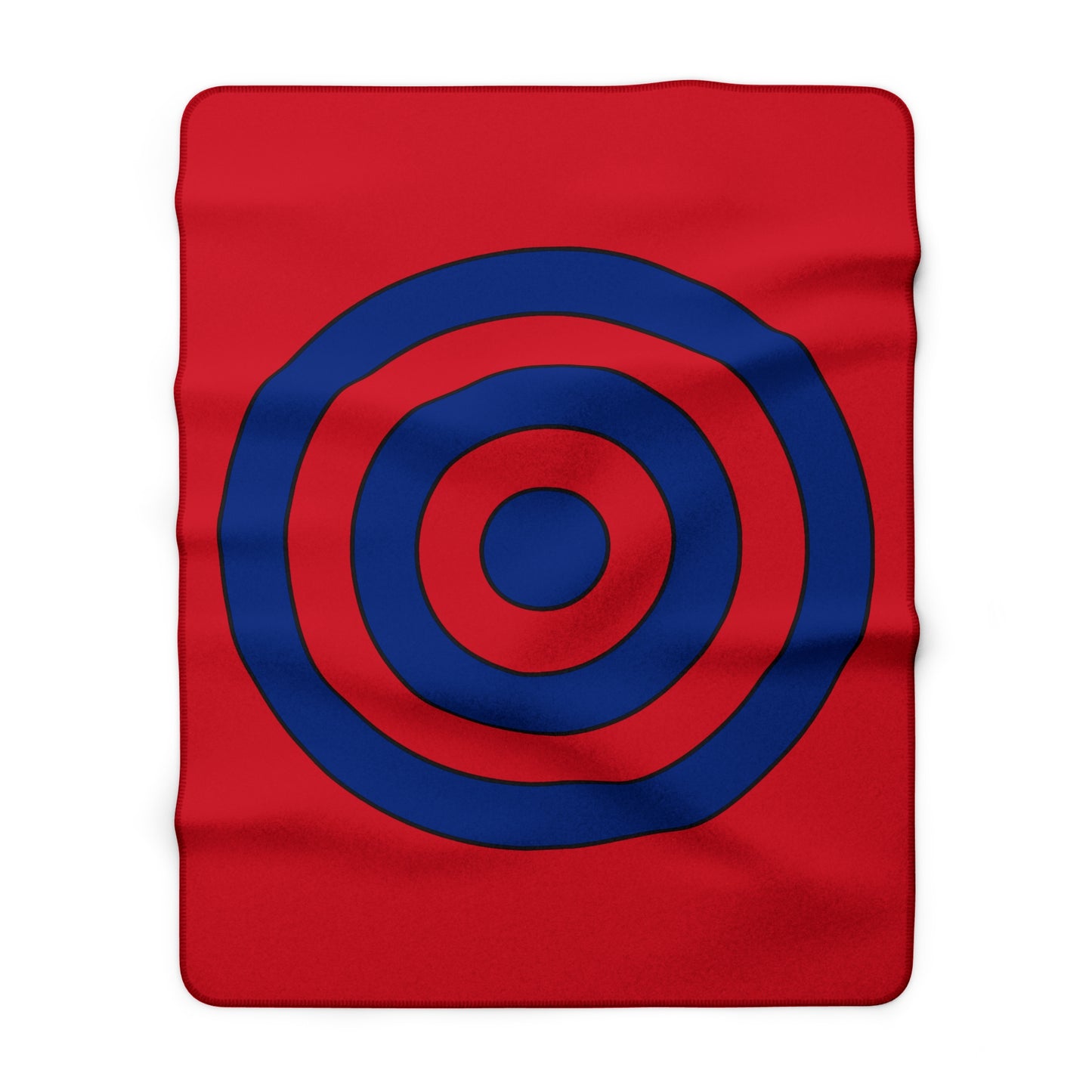Samoa Retro Target Blanket Throw