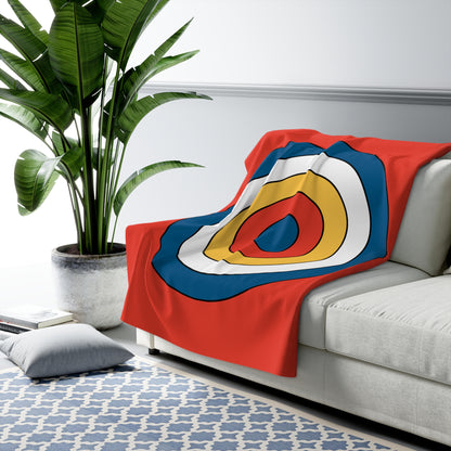 Kiribati Retro Target Blanket Throw