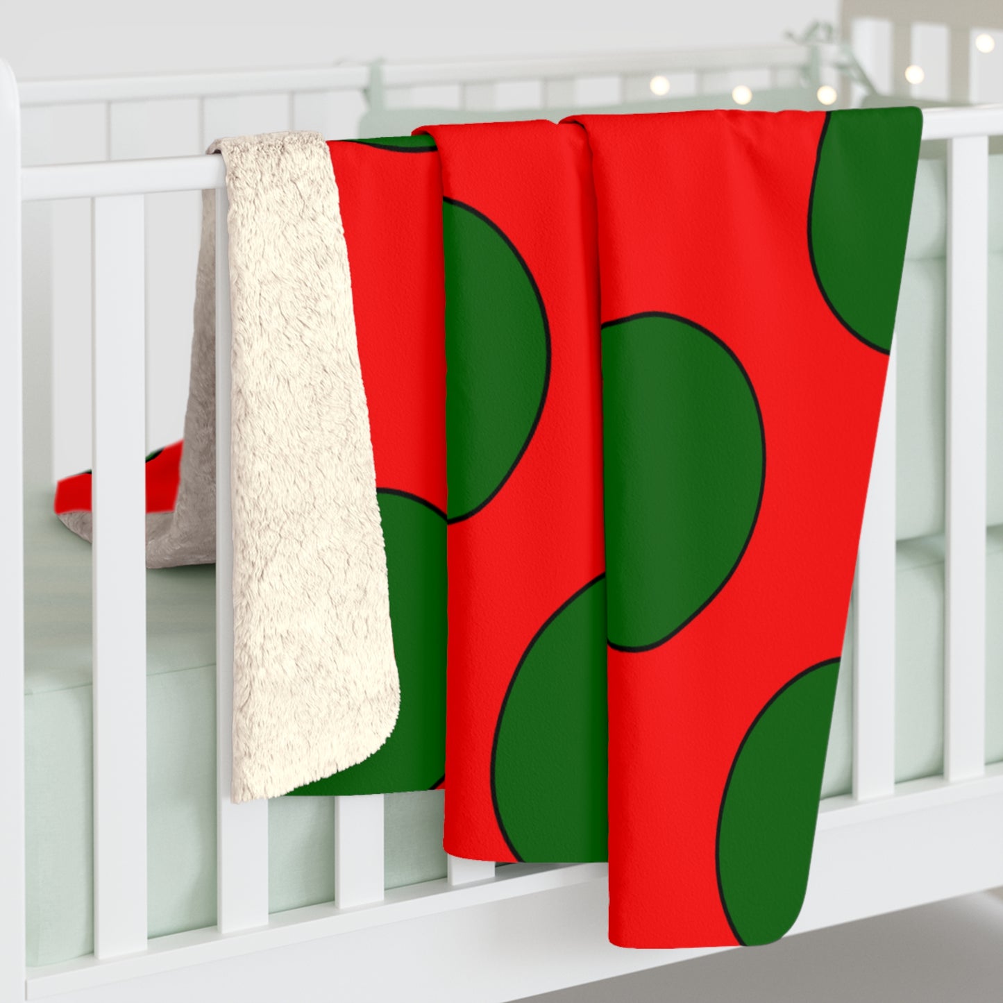 Portugal Retro Polka Dots Blanket Throw