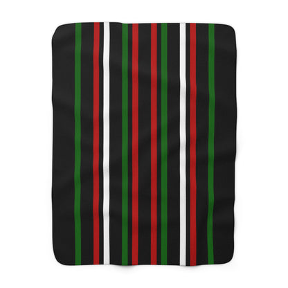 Kenya Retro Stripes Blanket Throw