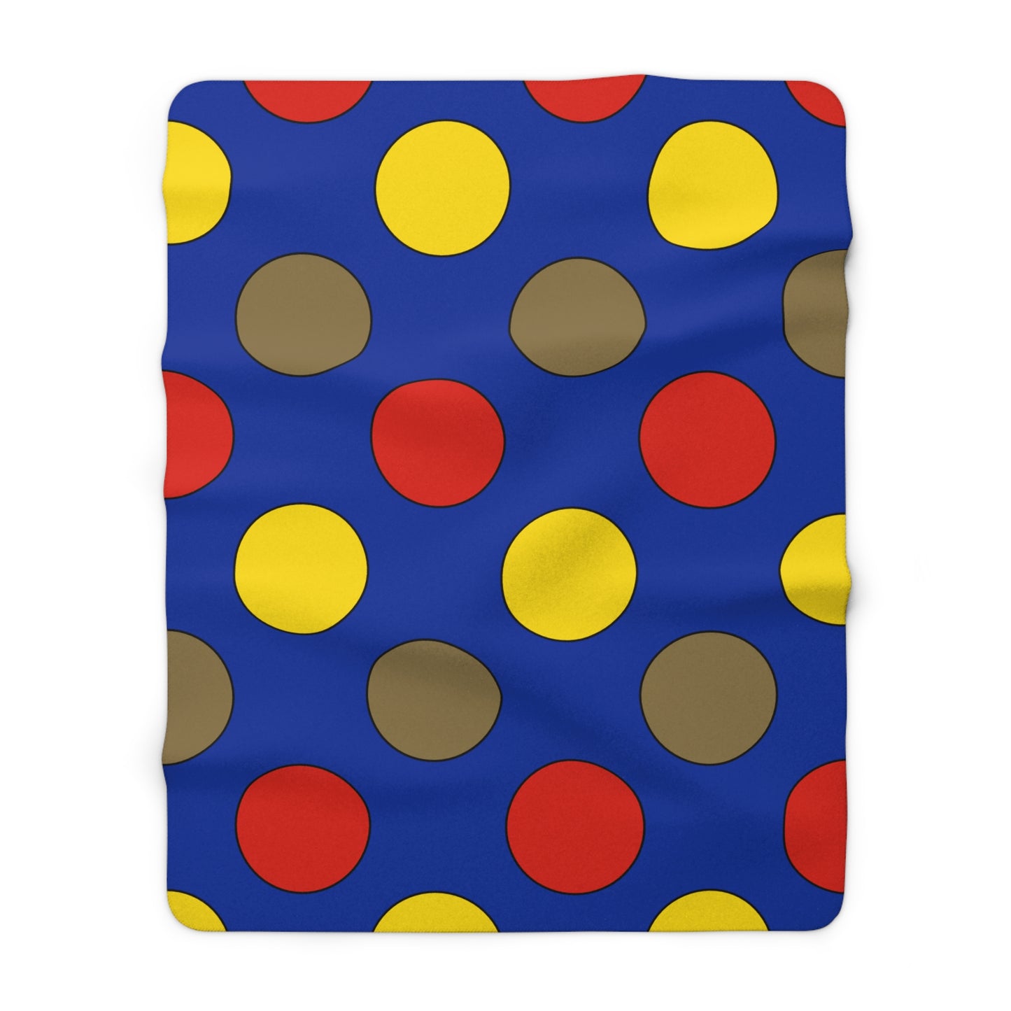 Moldova Retro Polka Dots Blanket Throw